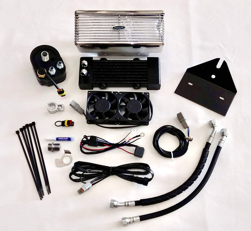 The Reefer Harley Davidson Dyna Oil Cooler, FLH Oil Cooler